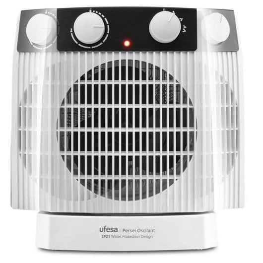 Chauffage Soufflant Ufesa Persei Oscilant 2000W IP21 Sécurité