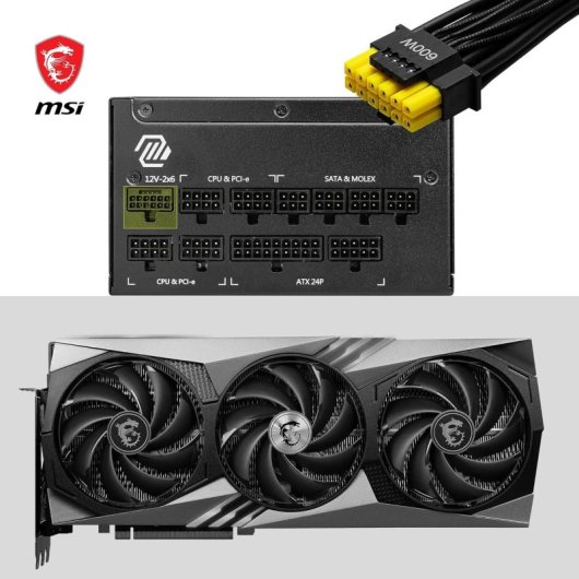 MSI MAG A1000GL PCIE5 ATX 3.1 1000W 80 Plus Gold Modular