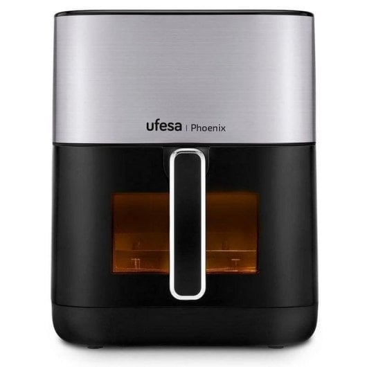 Fritadeira de Ar Ufesa Phoenix 6L 1800W Dupla Resistência com Vapor e Janela