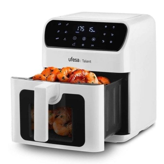 Fritadeira de Ar Ufesa Talent 6.5L 900W com Janela e 13 Programas