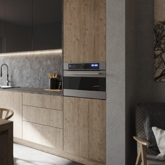 Horno elektrisch Cecotec Bolero Hexa AF314500 Matt 53L Schwarz mit Airfry und Dampfunterstützung