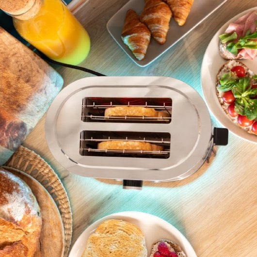 Cecotec  Shine&toast Double Tostador Vertical Doble Ranura Inox
