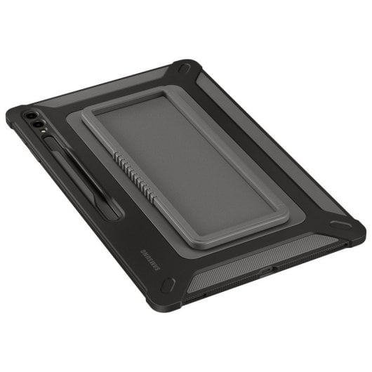 Samsung Robuste Outdoor-Hülle mit Ständer in Schwarz für Galaxy Tab S9 Ultra / Tab S9 Ultra 5G