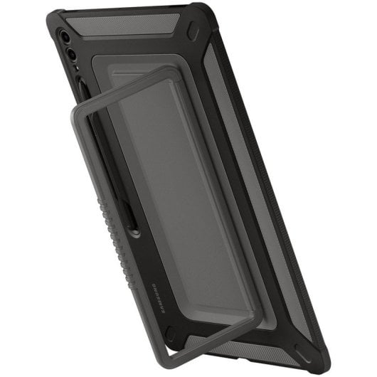 Samsung Robuste Outdoor-Hülle mit Ständer in Schwarz für Galaxy Tab S9 Ultra / Tab S9 Ultra 5G