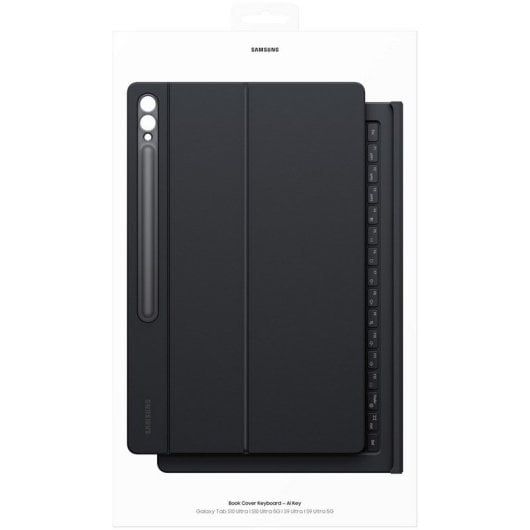 Samsung Funda Teclado Book Cover AI Key Negra para Galaxy Tab S10 Ultra