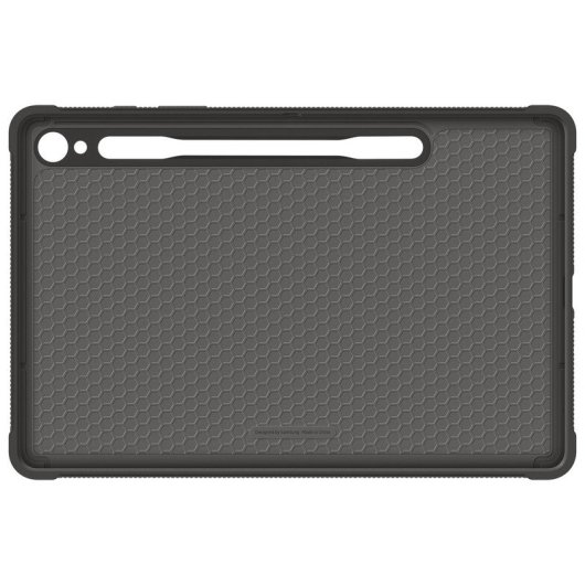 Samsung Robuste Outdoor-Hülle mit Ständer in Schwarz für Galaxy Tab S9 / Tab S9 5G