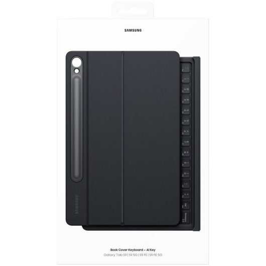 Samsung Book Cover con teclado Negro para Galaxy Tab S9