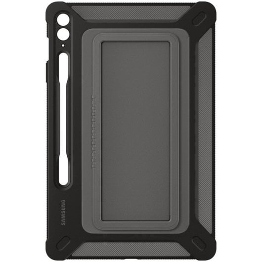Samsung Rugged Case mit Ständer in Schwarz für Galaxy Tab S9 FE Plus / S9 FE Plus 5G