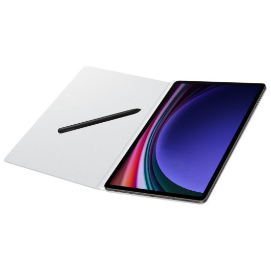Étui magnétique Samsung Smart Book Cover pour Galaxy Tab S9 Plus, blanc
