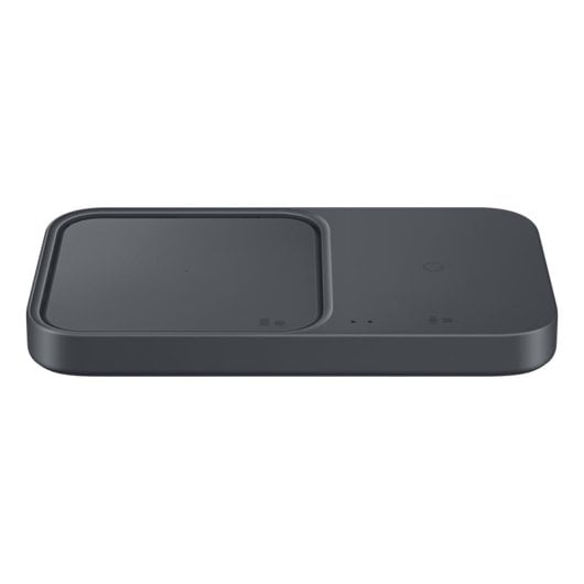 Samsung Super Fast Wireless Charger Duo, ultraschnelles kabelloses Ladegerät, 15 W max. USB-C Dunkelgrau