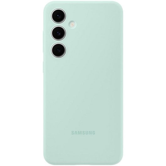 Coque en silicone Samsung Mint pour Galaxy S24 FE