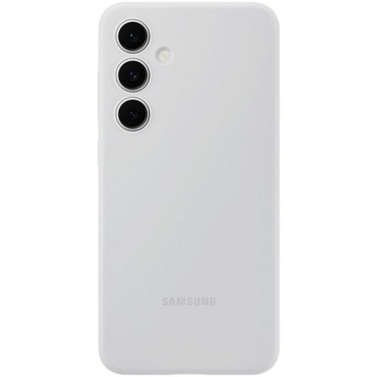 Custodia in silicone grigio Samsung per Galaxy S24 FE