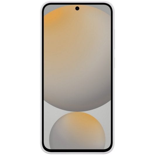 Custodia in silicone grigio Samsung per Galaxy S24 FE