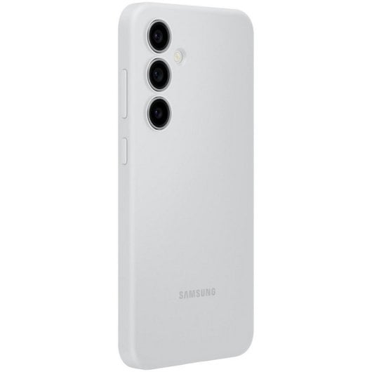 Custodia in silicone grigio Samsung per Galaxy S24 FE