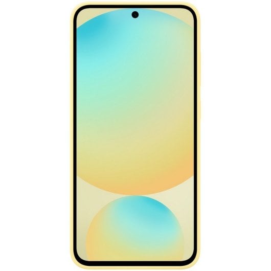 Samsung Funda de Silicona Amarilla para Galaxy S24 FE