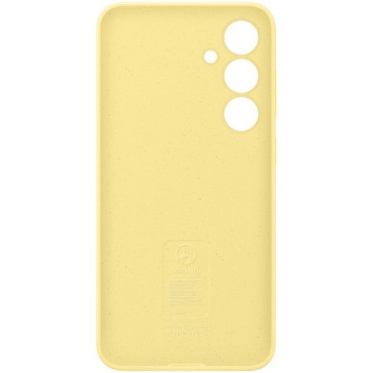 Samsung Funda de Silicona Amarilla para Galaxy S24 FE