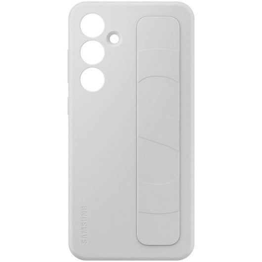 Samsung Standing Grip Case Funda con Soporte Gris para Galaxy S24 FE