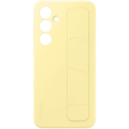 Samsung Standing Grip Case mit Ständer Gelb für Galaxy S24 FE