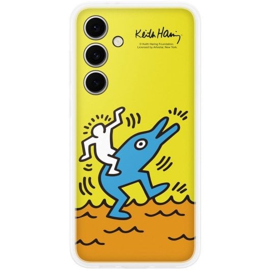 Samsung Funda Flipsuit Amarilla para Galaxy S24 FE