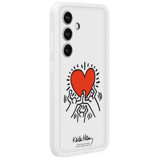 Custodia Samsung Flipsuit bianca per Galaxy S24