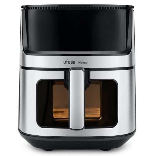 Ufesa Heron Freidora de Aire con Ventana 8L 1500W Inox/Negra