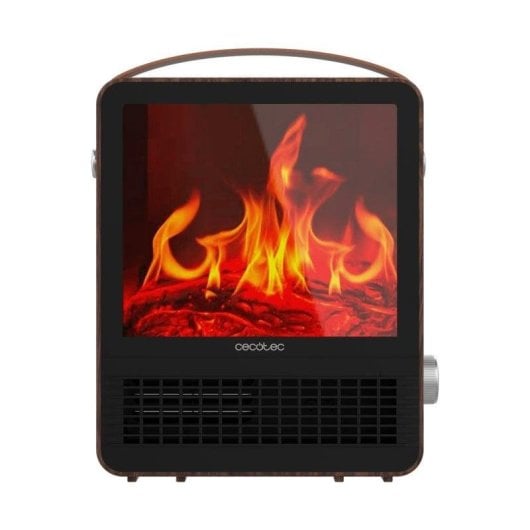 Keramikheizgerät Cecotec ReadyWarm 1500 Ceramic Flames 1500W Leise Holzoptik
