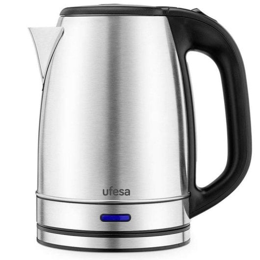 Chaleira Elétrica Ufesa Resia 1.7L 2200W Inox Base 360° Filtro Antical