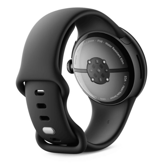 Google Pixel Watch 3 WiFi+4G 41mm Smartwatch Caja Aluminio Negro Mate y Correa Deportiva Obsidiana