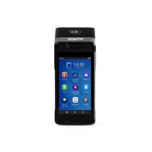 Mypos Carbon Datáfono Inteligente Portable 4G/Wifi + Impresora + Appmarket + Tarjeta Débito Gratuita