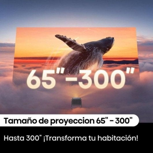 Projetor Hisense C2 4K UltraHD 2000 Lúmenes 300" Laser DLP Smart TV JBL HDR