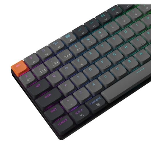Keychron K3 QMK V3 Teclado Mecánico Inalámbrico Bluetooth Multidispositivo Switch Brown Gris