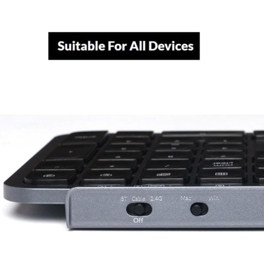 Keychron B1 Pro Teclado Mecánico Inalámbrico Bluetooth Multidispositivo Gris