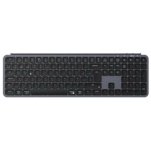 Keychron B6 Pro Ultra-Slim Teclado Sem Fios Bluetooth Multidispositivo Cinzento