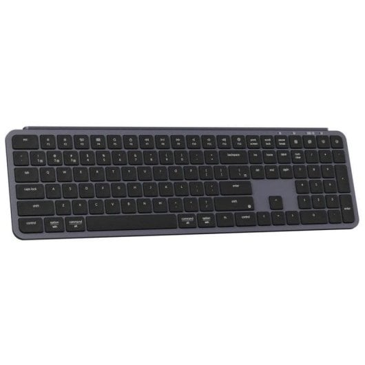 Tastatur Keychron B6 Pro Ultra-Slim kabellos Full-Size ANSI Layout Grau Multigerät