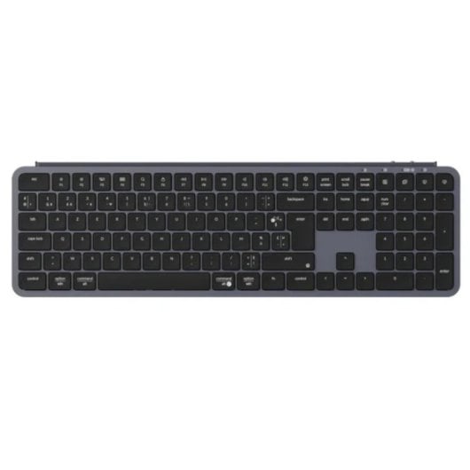 Keychron B6 Pro Ultra-Slim Teclado Inalámbrico Bluetooth Multidispositivo Gris Teclado Francés