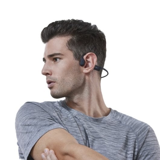 Shokz OpenRun Mini Black Auriculares Inalámbricos Deportivos de Conducción Ósea USB-C IP67 Negros