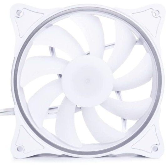 Alphacool Rise Aurora ARGB Ventoinha Suplementar PWM 120mm Branca