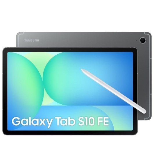 Tablet Samsung Galaxy Tab S10 FE 5G 10,9" 12GB 256GB Grigio Stylus Pen