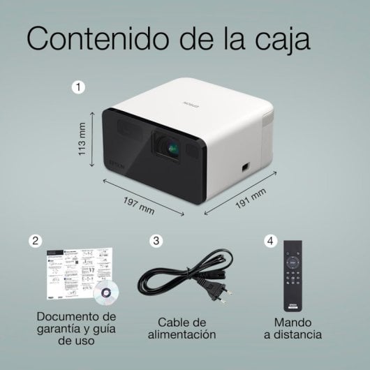 Projecteur LED Full HD 3LCD Epson EF-21W, 2 000 lumens, Google TV