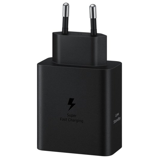 Samsung Cargador USB-C 50W con Carga Rápida Negro