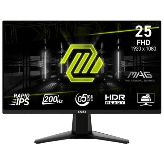 MSI MAG 255F E20 24.5" LED Rapid IPS FullHD 200Hz 0.5ms Adaptive Sync