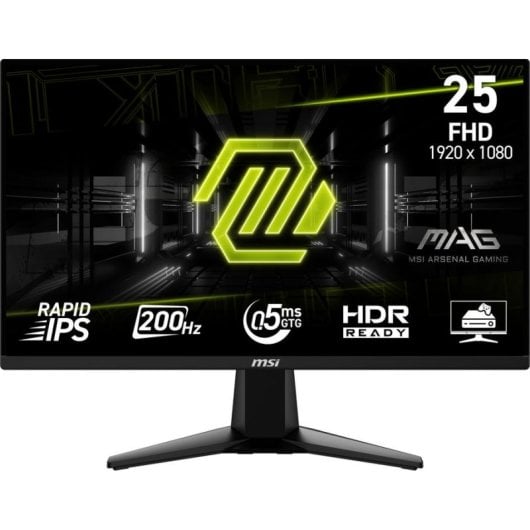 Écran PC MSI MAG 255F E20 24,5" Full HD 200Hz Rapid IPS 0,5 ms HDR