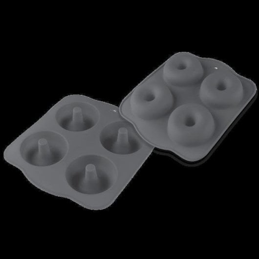 Set de Moldes de Silicona Cecotec Cecofry SweetBake Pack Antiadhesivos sin BPA para Donas y Magdalenas