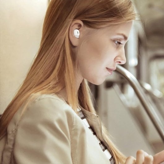 Baseus Bowie WM01 TWS Auriculares Inalámbricos Bluetooth con Estuche de Carga Blancos