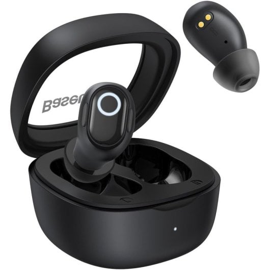 Baseus Bowie WM02 TWS Auriculares Inalámbricos Bluetooth con Estuche de Carga Negros