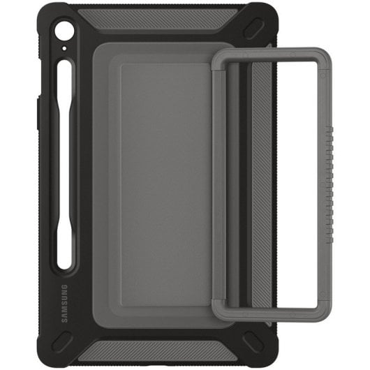 Samsung Funda Resistente con Soporte Negra para Galaxy Tab S9 FE / Tab S9 FE 5G