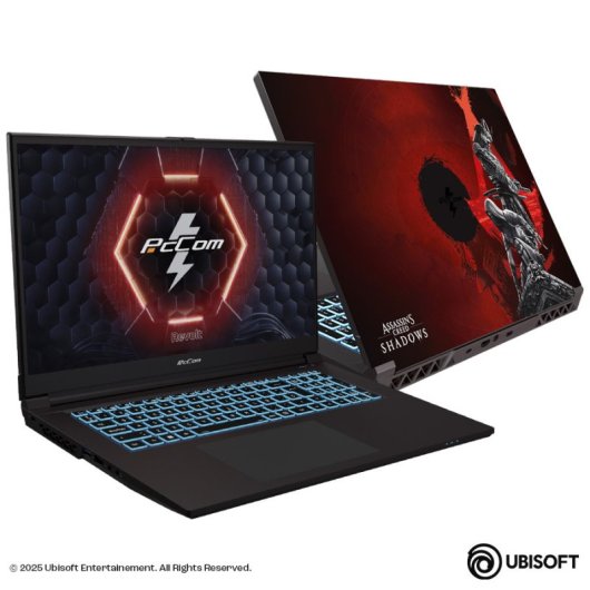 PcCom Revolt 4060 Intel Core i9-14900HX 17,3" - 32 GB / 1 TB SSD / RTX 4060 / Assassin's Shadows / Windows