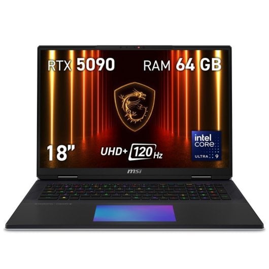 MSI Titan 18 HX AI A2XWJG-249ES MiniLED Intel Core Ultra 9 285HX 64GB 2TB SSD RTX 5090 18" W11