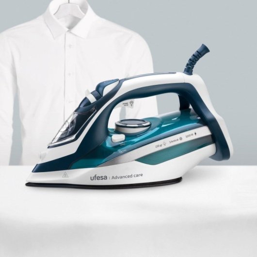 Ufesa Advanced Care Ferro a Vapor 3200W Branco/Azul