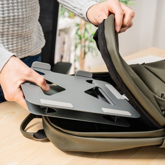 Support pliable et réglable pour ordinateur portable Innovagoods Lastan